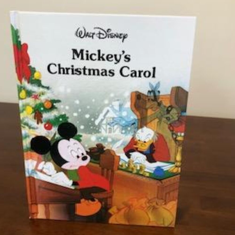 Walt Disney Mickey’s Christmas Carol Vintage Book Pre-Owned.
